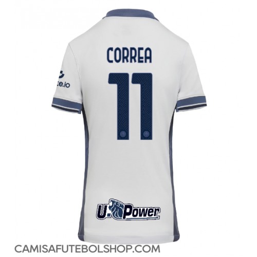 Camisa de time de futebol Inter Milan Joaquin Correa #11 Replicas 2º Equipamento Feminina 2024-25 Manga Curta